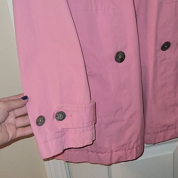 Tommy Hilfiger pink trench coat. Size M - Picture 3 of 12
